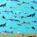 画像3: ●アウトレット サイズ変更不可●海の生き物図鑑 ターコイズ【コップ袋】中厚手生地 手作りキット 作り方マニュアル付き 入園入学 2024年度春