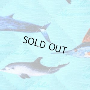 画像2: ●アウトレット サイズ変更不可●海の生き物図鑑 ターコイズ【シューズバッグ】 手作りキット 作り方マニュアル付き 入園入学 手芸キット