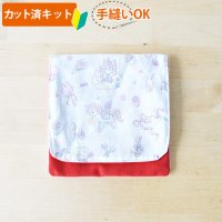 ちっちゃなスイーツとユニコーン白【移動ポケット】手作りキット 作り方マニュアル付き 入園入学 2025年度 学校 教材