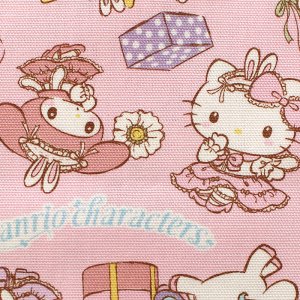 画像2: うさ耳サンリオキャラズ【給食袋】中厚手生地 材料セット 作り方マニュアル付き 入園入学 手芸キット