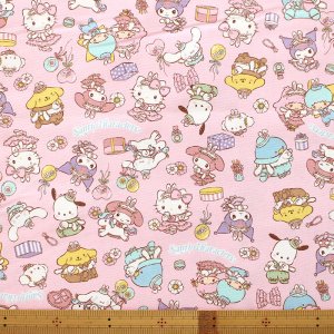 画像3: うさ耳サンリオキャラズ【給食袋】中厚手生地 材料セット 作り方マニュアル付き 入園入学 手芸キット