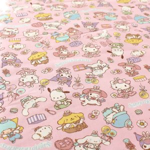 画像4: うさ耳サンリオキャラズ【給食袋】中厚手生地 材料セット 作り方マニュアル付き 入園入学 手芸キット