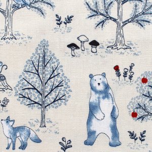 画像2: 野生動物のもり【ランチョンマット】中厚手生地 手作りキット 作り方マニュアル付き 入園入学 手芸キット[u]