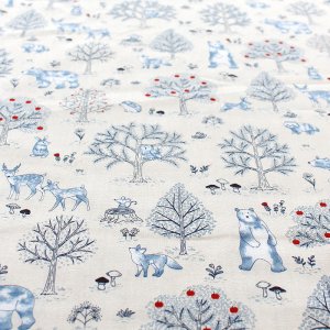 画像4: 野生動物のもり【ランチョンマット】中厚手生地 手作りキット 作り方マニュアル付き 入園入学 手芸キット[u]