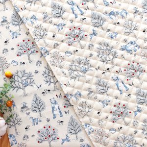 画像5: 野生動物のもり【ランチョンマット】中厚手生地 手作りキット 作り方マニュアル付き 入園入学 手芸キット[u]