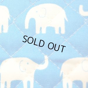 画像2: ぞうさん ブルー 【ランチバッグ】手作りキット 作り方マニュアル付き 入園入学 手芸キット[n]