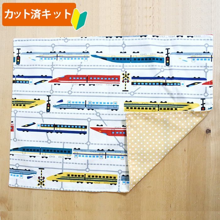 電車、新幹線などのりもの柄の生地で作るレッスンバッグ、巾着などの 電車、新幹線などのりもの柄の生地で作るレッスンバッグ、巾着などの