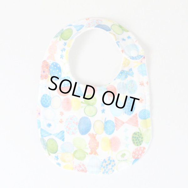 画像6: リボン＆ちょうちょ レッド/ブルー【国産おくるみと丸型スタイセット】ベビー 手作りキット 作り方マニュアル付き ダブルガーゼ フード付き (6)