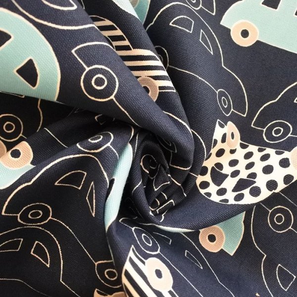 画像4: ビートルカー ネイビー【移動ポケット】手作りキット 作り方マニュアル付き 入園入学 2025年度 学校 教材 (4)