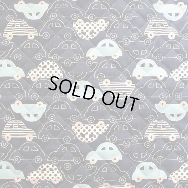 画像3: ●アウトレット サイズ変更不可●ビートルカー ネイビー◎底布付【レッスンバッグ】手作りキット 入園入学 手芸キット キルティング プライスOFF (3)