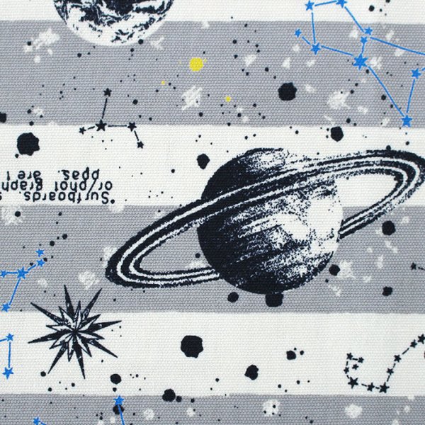 画像7: 宇宙柄 2色【お弁当袋】手作りキット 作り方マニュアル付き 入園入学 2026年度春 中厚手生地 (7)