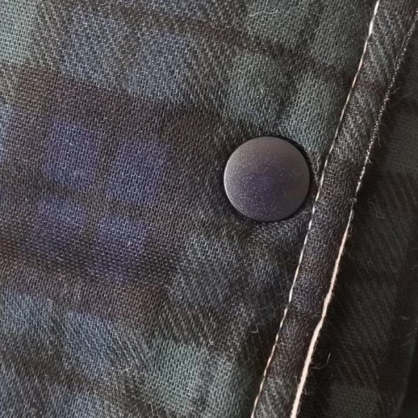 画像3: ブラックウォッチ【抱っこ紐よだれカバー】ベビー 手作りキット 作り方マニュアル付き 手縫いもOK リバーシブル (3)