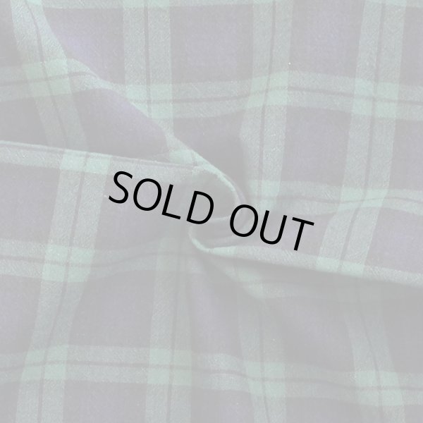 画像2: ブラックウォッチ(タータンチェック)【カット生地】 縦50cm×横105cm 中厚手生地/キルティング生地 (2)