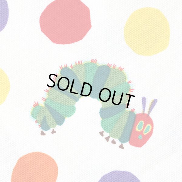 画像2: ●アウトレット サイズ変更不可●はらぺこあおむし みずたま◎底布付【レッスンバッグ(中厚手)】 材料セット 作り方マニュアル付き 入園入学 手芸キット[s] (2)