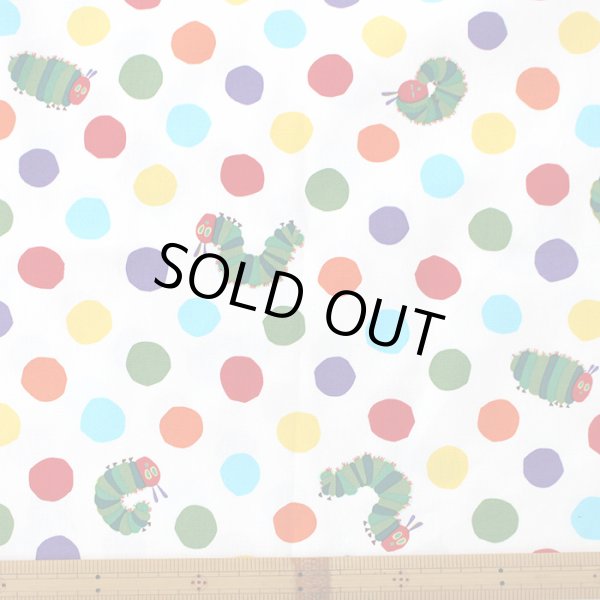 画像4: ●アウトレット サイズ変更不可●はらぺこあおむし みずたま◎底布付【レッスンバッグ(中厚手)】 材料セット 作り方マニュアル付き 入園入学 手芸キット[s] (4)