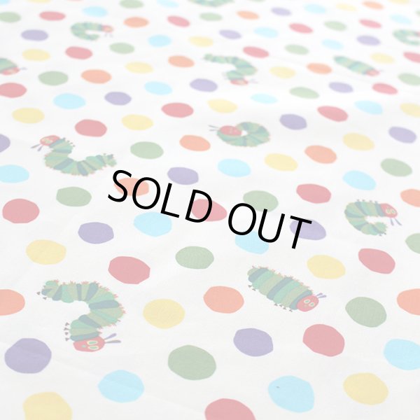 画像3: ●アウトレット サイズ変更不可●はらぺこあおむし みずたま◎底布付【レッスンバッグ(中厚手)】 材料セット 作り方マニュアル付き 入園入学 手芸キット[s] (3)