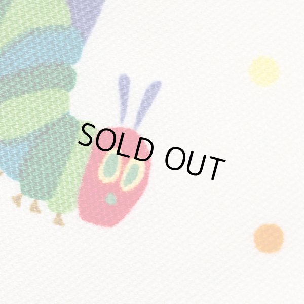 画像7: はらぺこあおむし ミニドット◎底布付【シューズバッグ】 材料セット 作り方マニュアル付き 入園入学 手芸キット[s] (7)