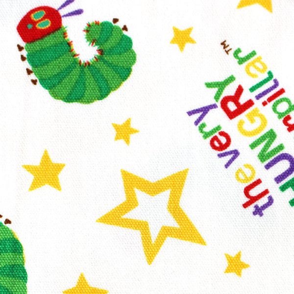 画像2: ●アウトレット サイズ変更不可●はらぺこあおむし スター【コップ袋】中厚手生地 材料セット 作り方マニュアル付き 入園入学 手芸キット (2)