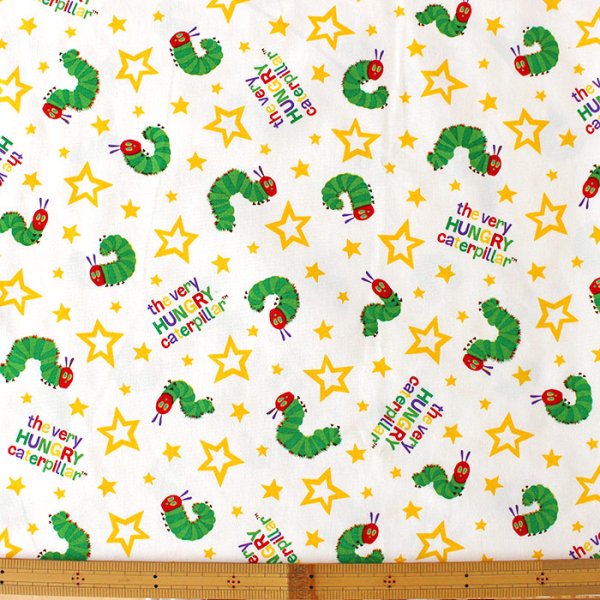 画像3: ●アウトレット サイズ変更不可●はらぺこあおむし スター【コップ袋】中厚手生地 材料セット 作り方マニュアル付き 入園入学 手芸キット (3)