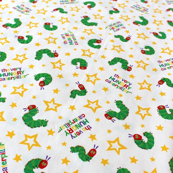 画像4: ●アウトレット サイズ変更不可●はらぺこあおむし スター【コップ袋】中厚手生地 材料セット 作り方マニュアル付き 入園入学 手芸キット (4)