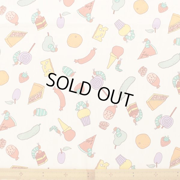 画像3: はらぺこあおむし 食べ物いっぱい【コップ袋】中厚手生地 材料セット 作り方マニュアル付き 入園入学 手芸キット (3)