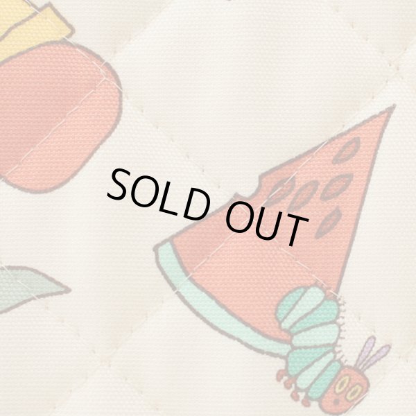 画像2: はらぺこあおむし 食べ物いっぱい◎底布付【ピアニカバッグ】 材料セット 作り方マニュアル付き 入園入学 手芸キット[s] (2)