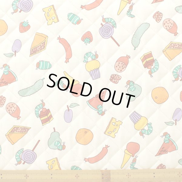 画像3: はらぺこあおむし 食べ物いっぱい◎底布付【ピアニカバッグ】 材料セット 作り方マニュアル付き 入園入学 手芸キット[s] (3)