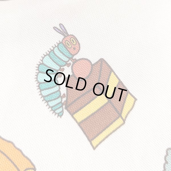 画像1: はらぺこあおむし 食べ物いっぱい◎底布付【ピアニカバッグ】 材料セット 作り方マニュアル付き 入園入学 手芸キット[s] (1)