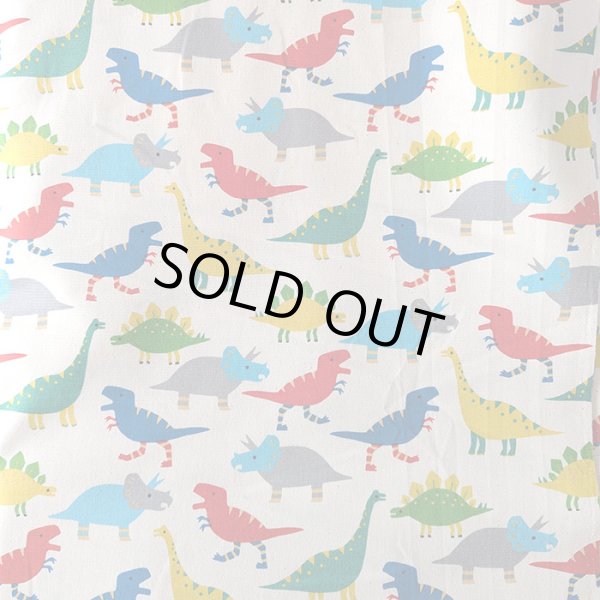 画像2: カラフルダイナソー◎底布付【ピアニカバッグ】 手作りキット 作り方マニュアル付き 入園入学 手芸キット[n][s] (2)