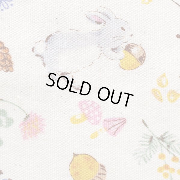 画像2: どんぐりウサギ【キッズエプロン&三角巾】Mサイズ 手作りキット 作り方マニュアル付き 入園入学 手芸キット (2)