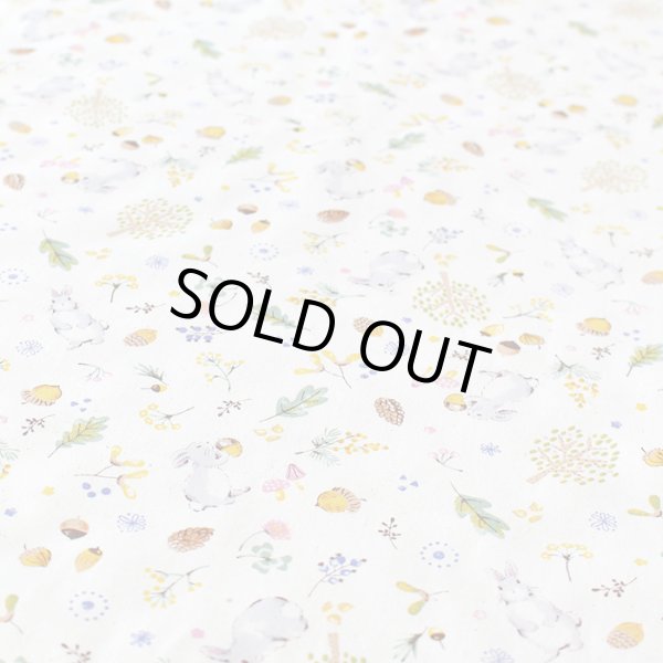 画像4: どんぐりウサギ【キッズエプロン&三角巾】Mサイズ 手作りキット 作り方マニュアル付き 入園入学 手芸キット (4)