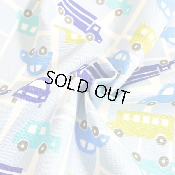 画像4: ドライブマップ ブルー【エプロン&三角巾】手作りキット 作り方マニュアル付き 手芸キット 中厚手生地【F】 (4)