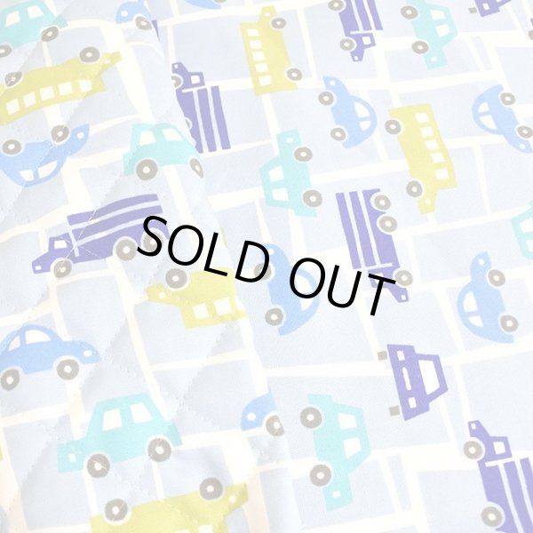 画像6: ドライブマップ ブルー【エプロン&三角巾】手作りキット 作り方マニュアル付き 手芸キット 中厚手生地【F】 (6)