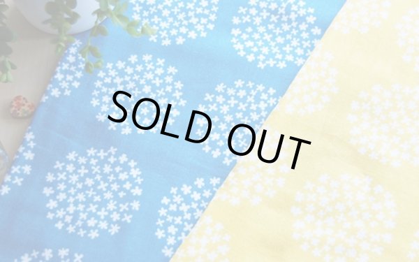 画像5: フラワーサークル イエロー/ブルー/ピンク【ハンカチスタイ】ベビー 手作りキット 作り方マニュアル付き ダブルガーゼ 国産 (5)