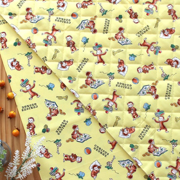 画像5: ジョージ 楽しい毎日【お弁当袋】中厚手生地 材料セット 作り方マニュアル付き 入園入学 手芸キット (5)