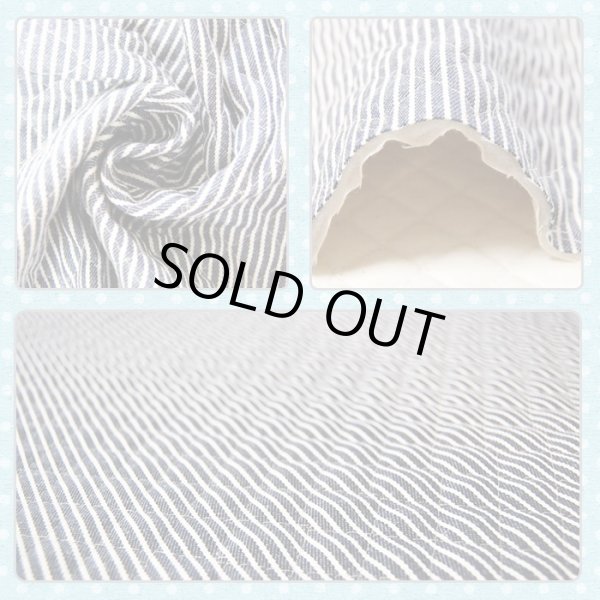 画像2: ●アウトレット サイズ変更不可●ヒッコリー◎底布付【レッスンバッグ】手作りキット 作り方マニュアル付き 入園入学 手芸キット プライスOFF キルティング[s] (2)