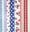画像4: 《即納》★サンプル品(完成品)販売★いちごのストライプ2色【シューズバッグ】【給食袋】 (4)