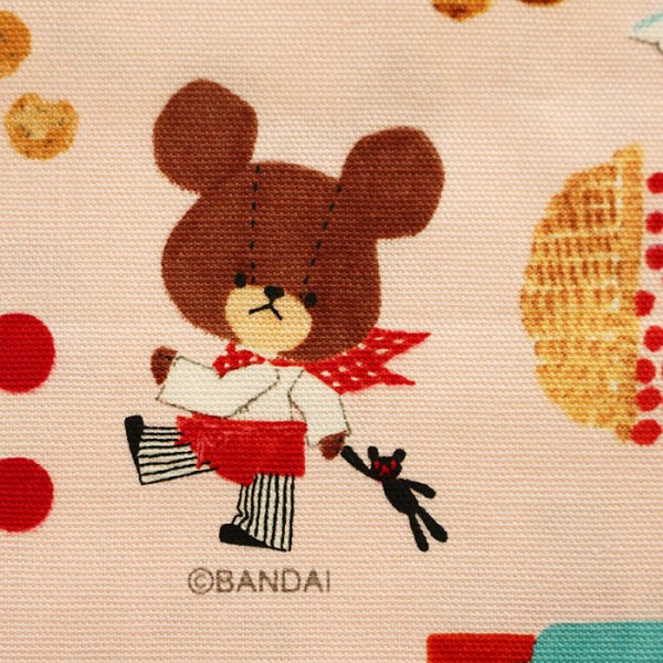 画像2: ★在庫限り サイズ変更不可★ジャッキーのキッチン【コップ袋】中厚手生地 材料セット 作り方マニュアル付き 入園入学 手芸キット (2)