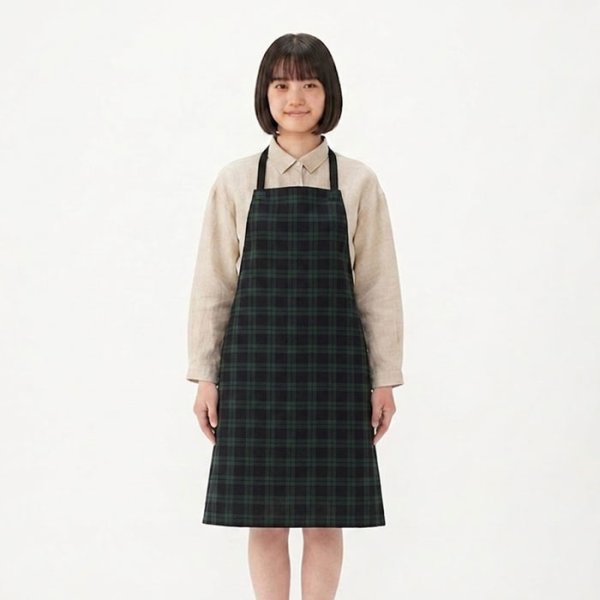 画像7: [平日AM注文で即日出荷]《家庭科教材対応》【キッズ エプロン】 女の子向け｜ガールズ 手作りキット 作り方マニュアル付き 小学校 家庭科 キット (7)