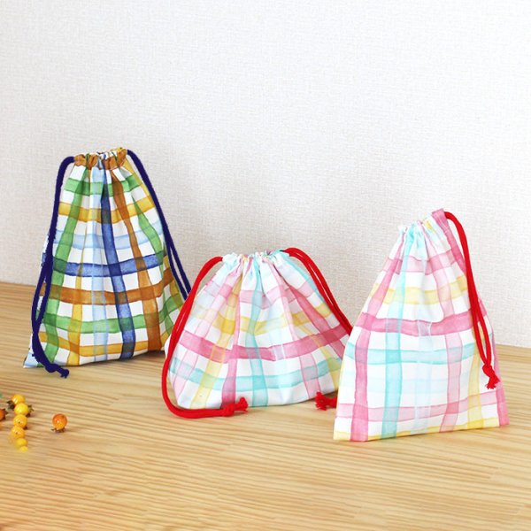 画像3: 《家庭科教材対応》【巾着袋/お弁当袋・給食袋・コップ袋】 男の子向け｜ボーイズ 手作りキット 作り方マニュアル付き 小学校 家庭科 キット (3)