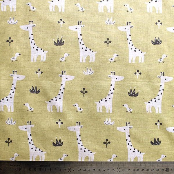 画像3: ★在庫限り サイズ変更不可★キリンと小鳥【お弁当袋】中厚手生地 手作りキット 作り方マニュアル付き 入園入学 2024年度春[n] (3)