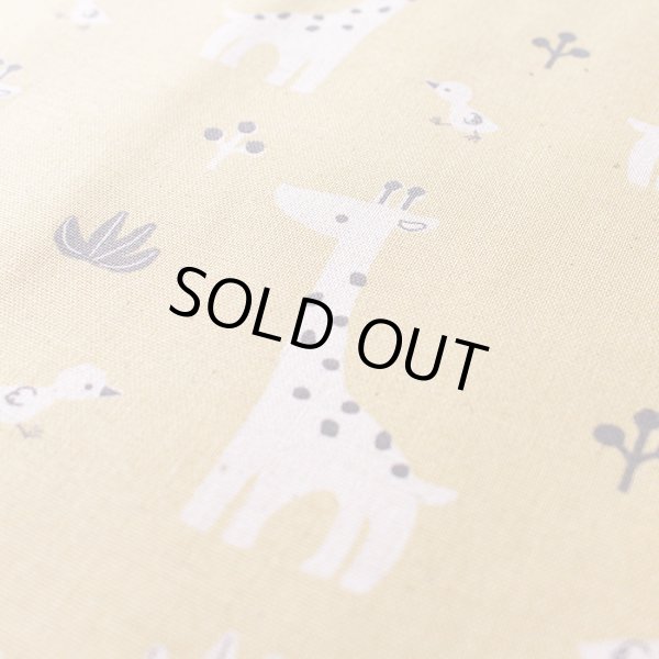 画像4: ★在庫限り サイズ変更不可★キリンと小鳥【体操服袋/ナップサック】中厚手生地 手作りキット 作り方マニュアル付き 入園入学 2024年度春[n] (4)