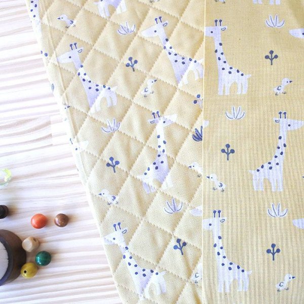 画像5: ★在庫限り サイズ変更不可★キリンと小鳥【お弁当袋】中厚手生地 手作りキット 作り方マニュアル付き 入園入学 2024年度春[n] (5)