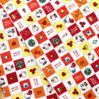 キティと苺畑【体操服袋/ナップサック】 中厚手生地 材料セット 作り方