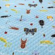 画像4: 虫たちの世界 ブルー【シューズバッグ】 手作りキット 作り方マニュアル付き 入園入学 手芸キット (4)