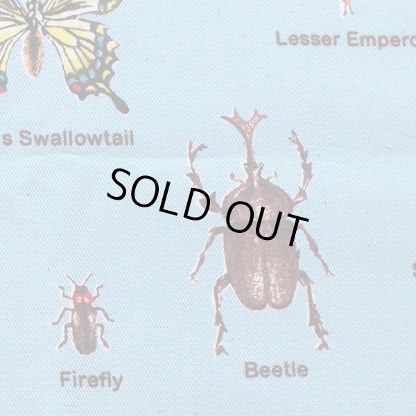 画像2: 昆虫図鑑 そらいろ【お弁当袋】中厚手生地 手作りキット 作り方マニュアル付き 入園入学 手芸キット[n] (2)