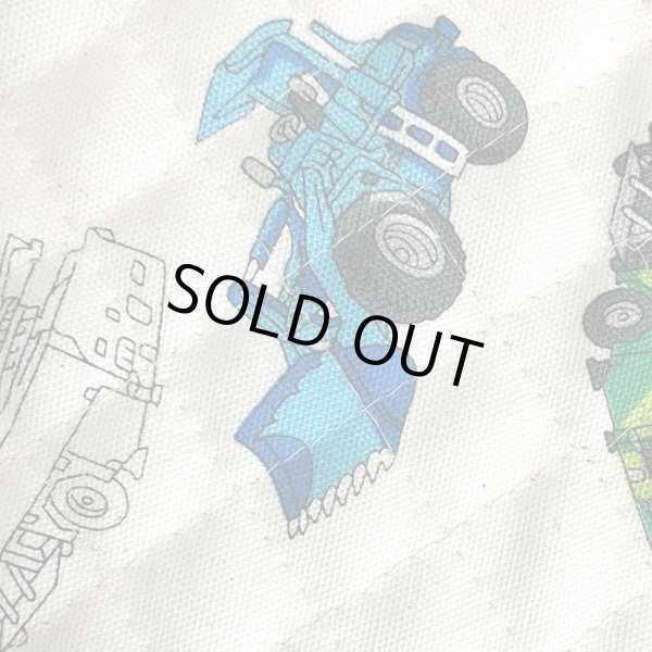 画像4: ★アウトレット サイズ変更不可★かっこいい工事車両◎底布付【レッスンバッグ】手作りキット 作り方マニュアル付き 入園入学 手芸キット[s] (4)