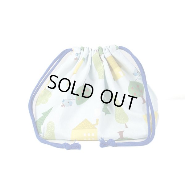 画像1: 《即納》★サンプル品(完成品)販売★クマちゃんの遠足【お弁当袋】 (1)