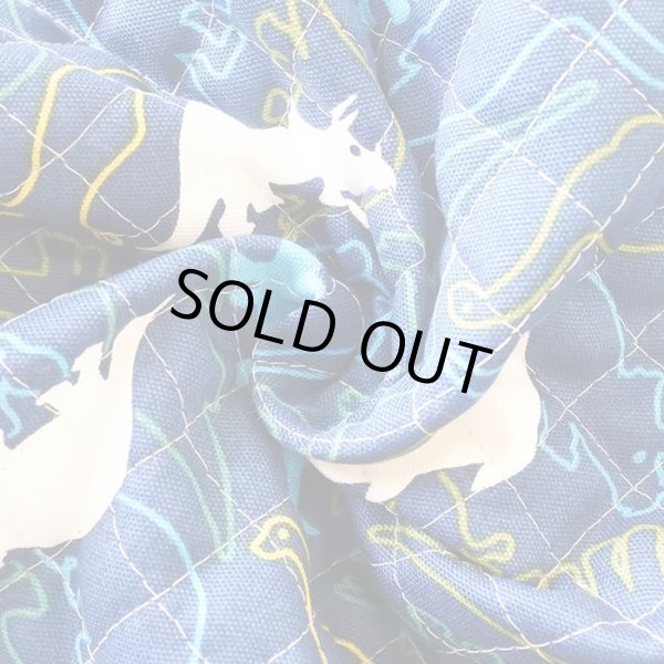 画像4: ●アウトレット サイズ変更不可●きょうりゅうの世界【シューズバッグ】手作りキット 入園入学 手芸キット キルティング (4)