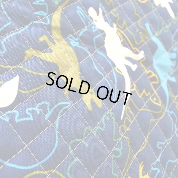 画像6: ●アウトレット サイズ変更不可●きょうりゅうの世界【シューズバッグ】手作りキット 入園入学 手芸キット キルティング (6)